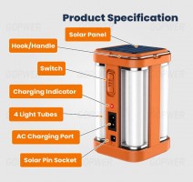 সোলার চার্জেবল LED লাইট