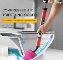 Premium High Pressure Toilet Plunger Clog Remover